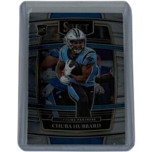 2021 Panini Select - Concourse Prizm #76 Chuba Hubbard (RC) Carolina